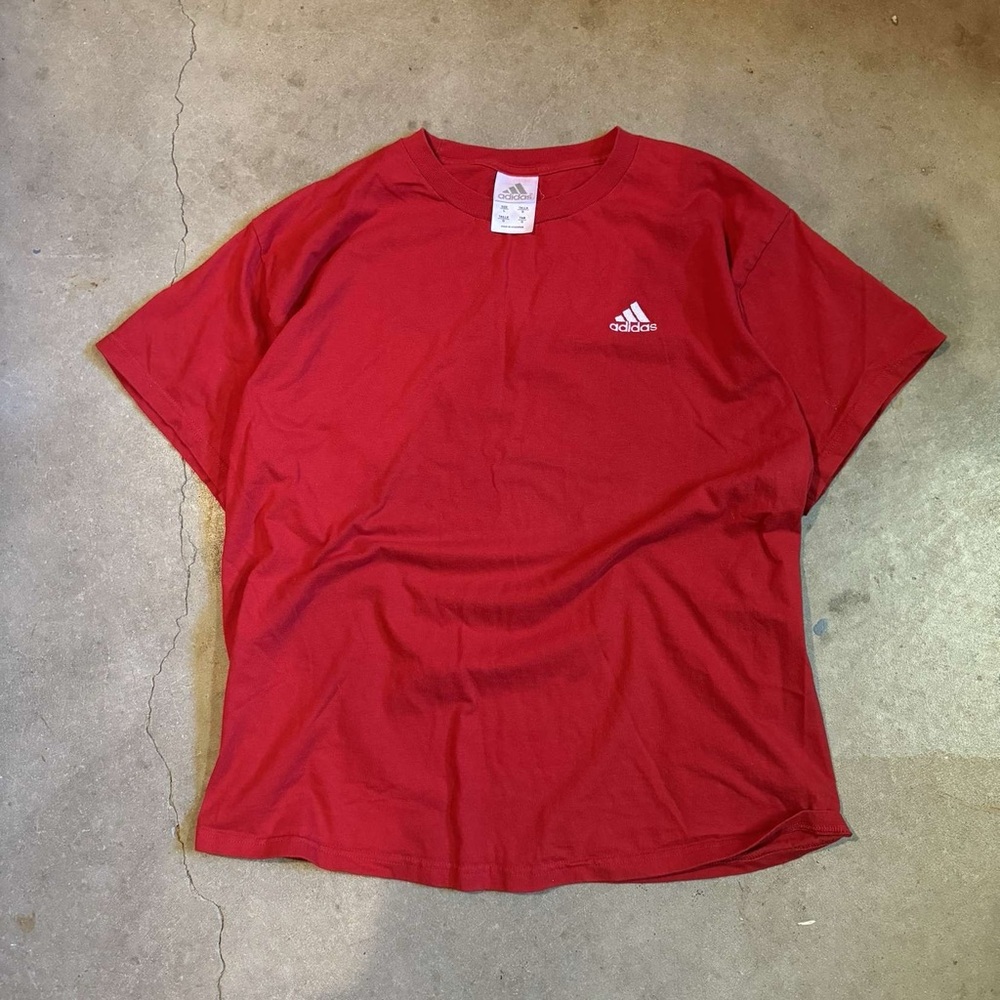 Adidas Men's Red T-Shirt